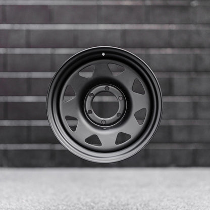 17x8 Triangle Spoke Steel Wheels