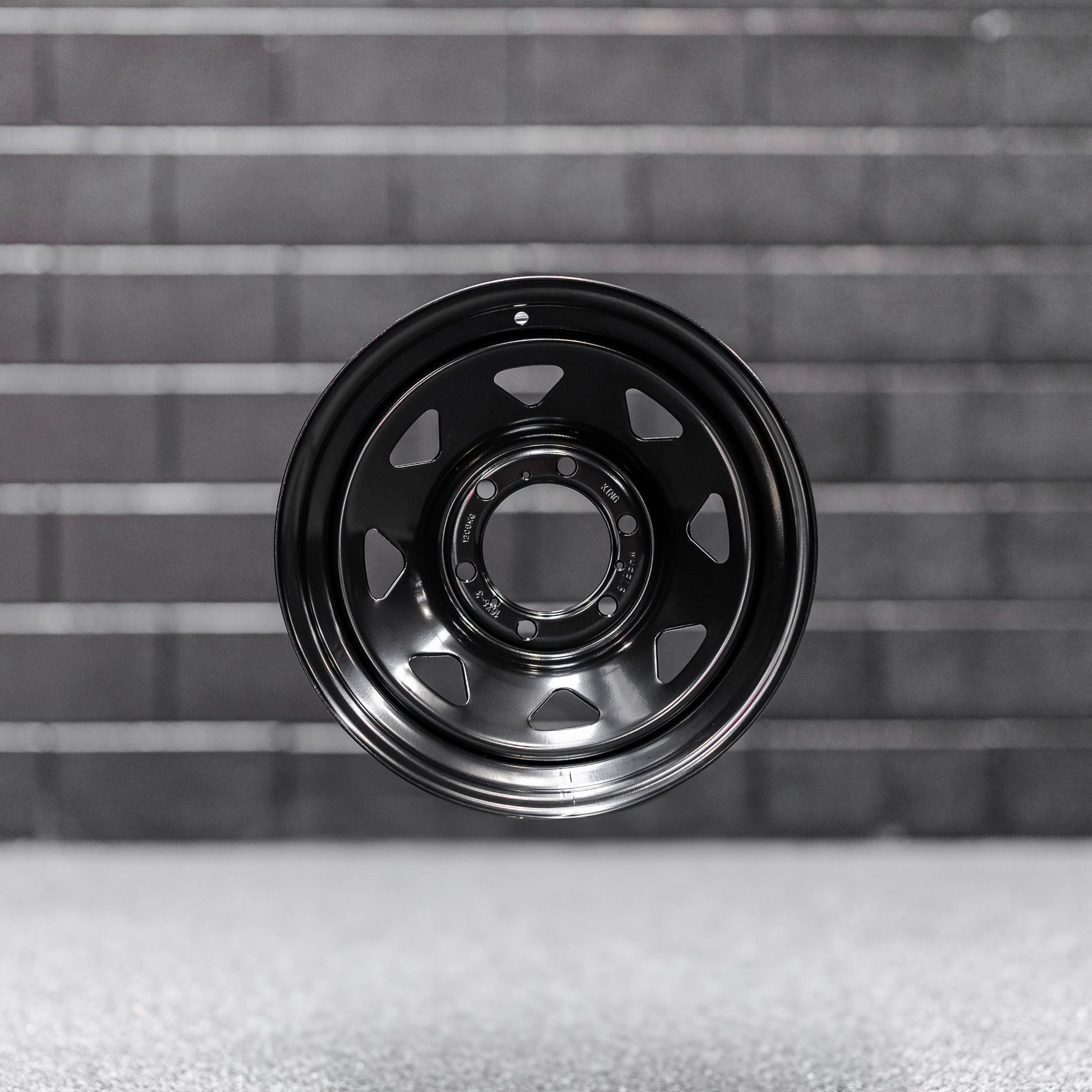 16x8 Triangle Spoke Steel Wheels