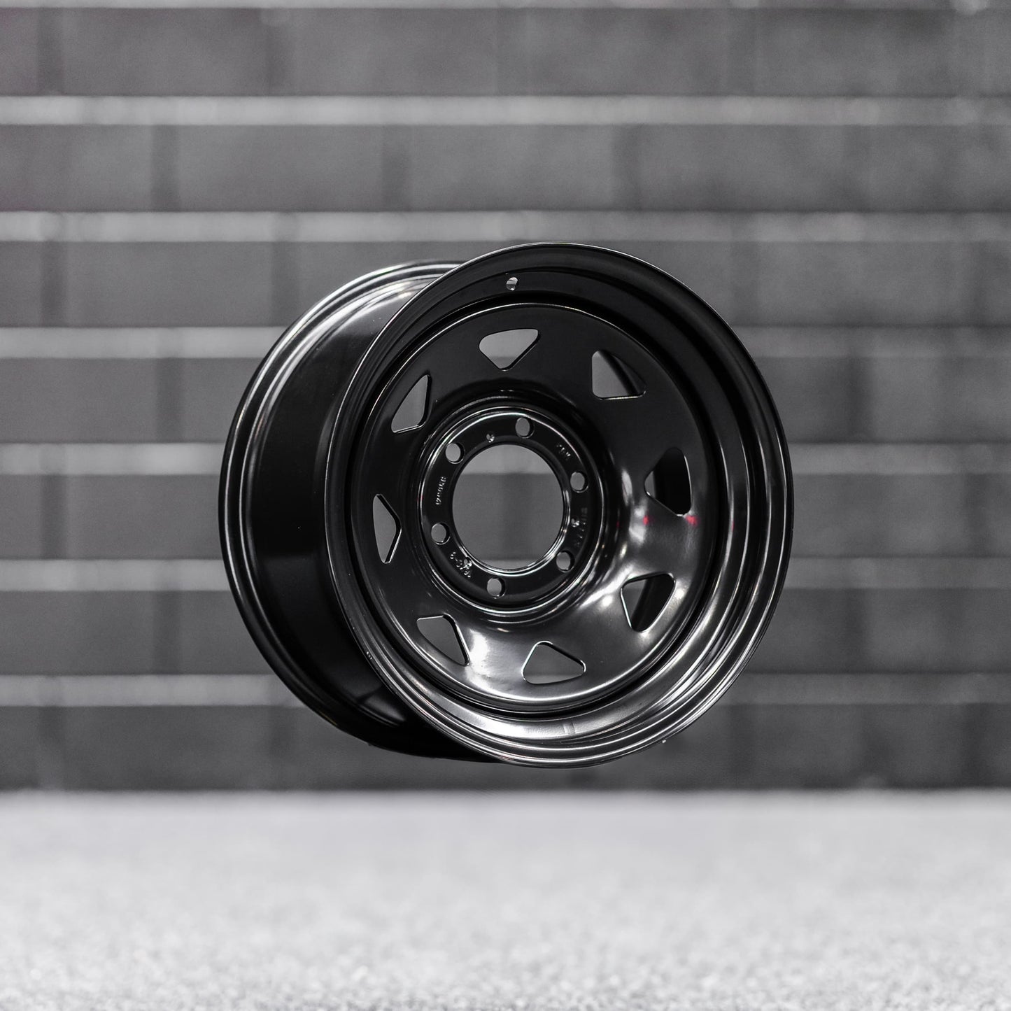 16x8 Triangle Spoke Steel Wheels