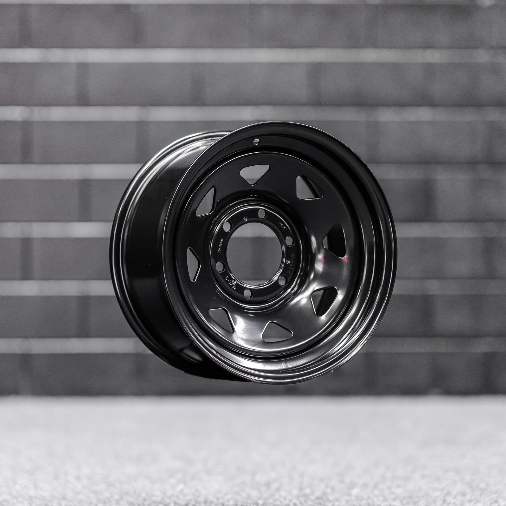 16x8 Triangle Spoke Steel Wheels