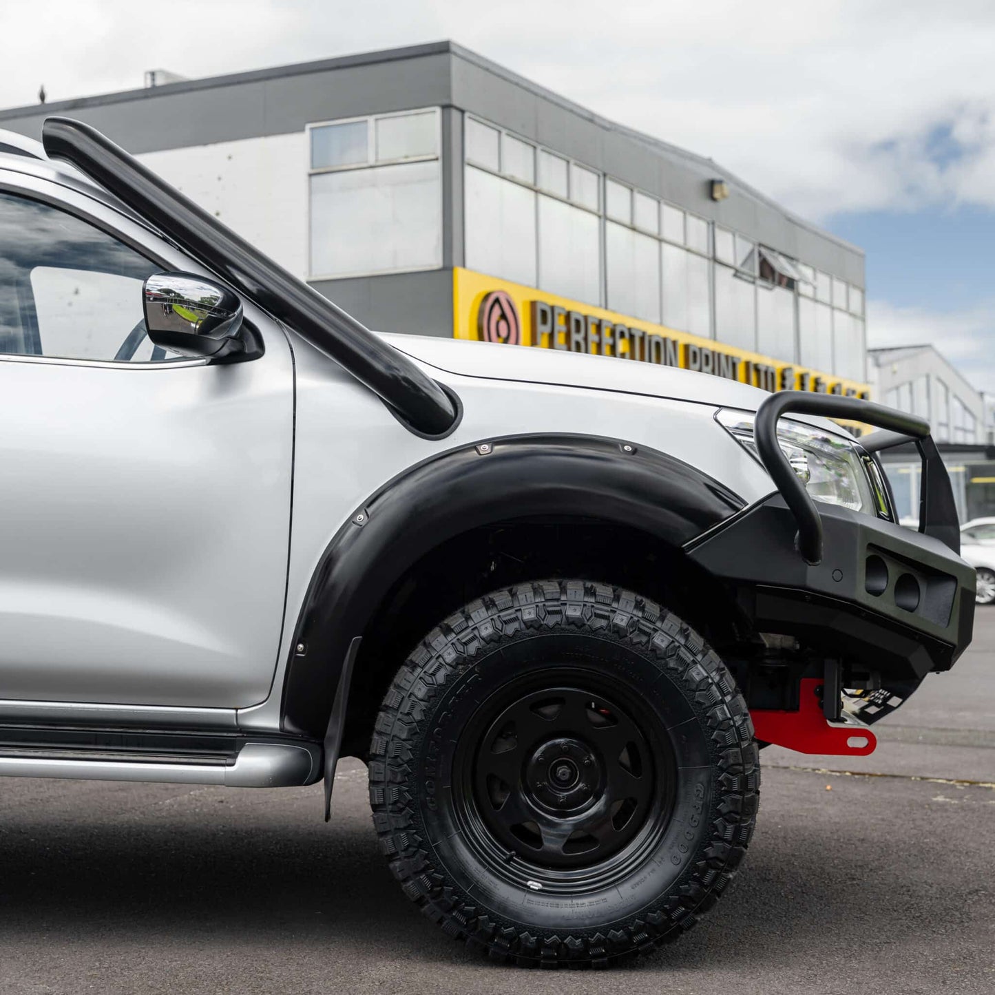 SHIELD OFF-ROAD STAINLESS SNORKEL — to suit Nissan Navara NP300 – 2015+