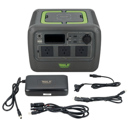 HULK PORTABLE POWER STATION PS700 60AH WITH 700W PURE SINE INVERTER