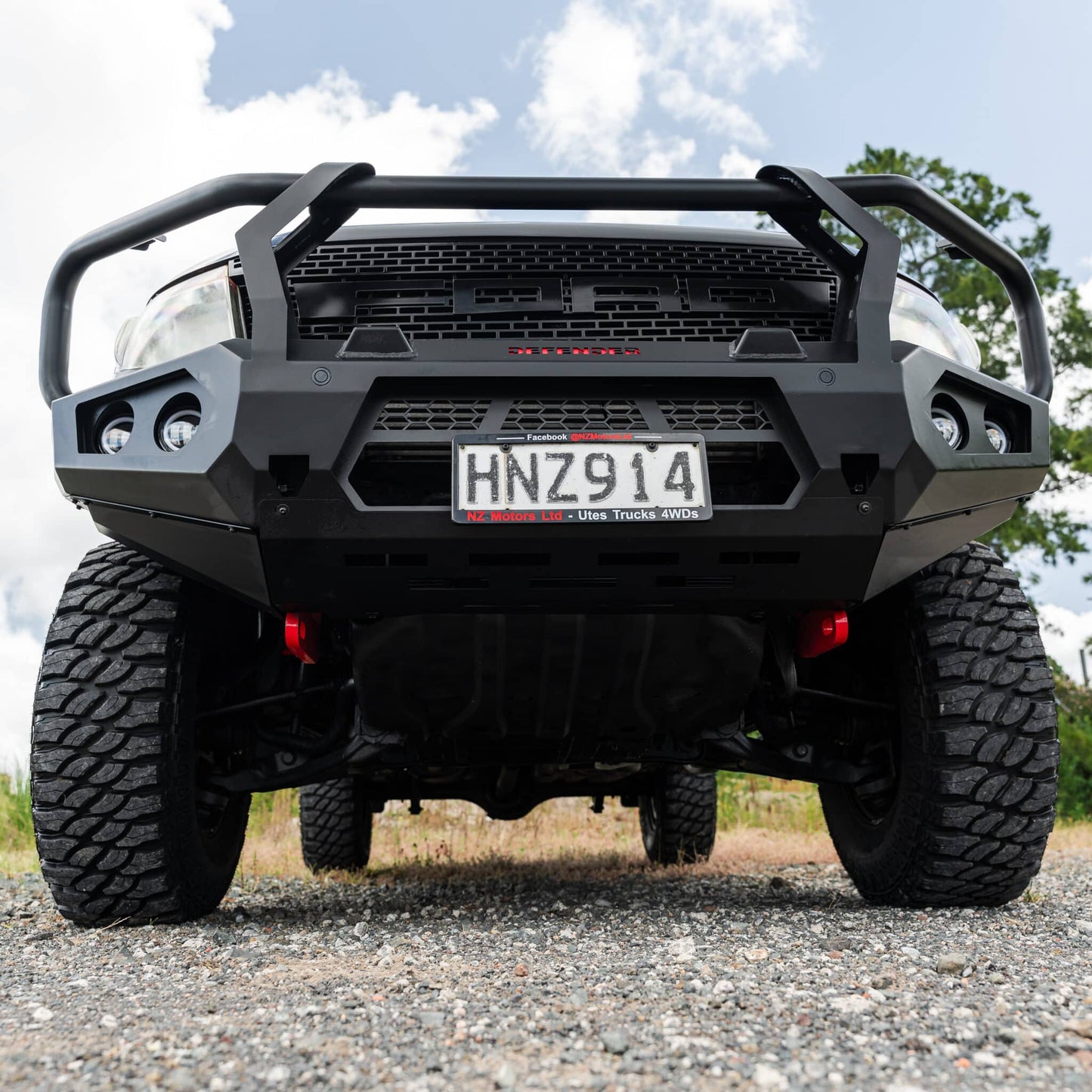 SHIELD Off-Road Triple Loop Bull-Bar — to suit Ford Ranger 2012 - 2014