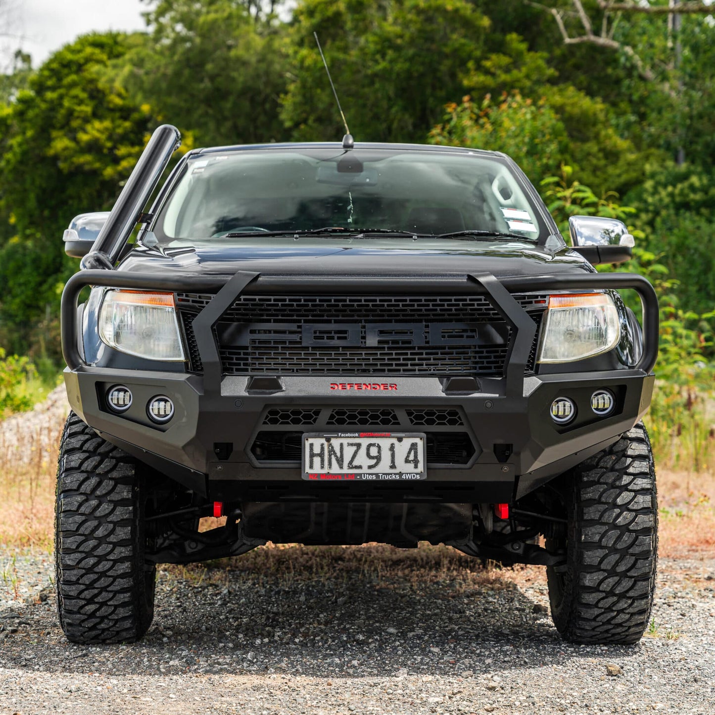 SHIELD Off-Road Triple Loop Bull-Bar — to suit Ford Ranger 2012 - 2014
