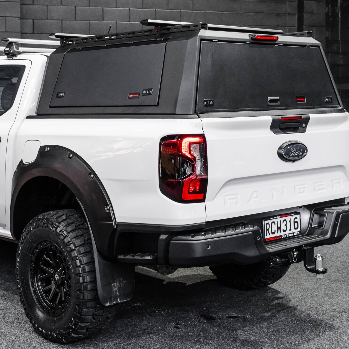 Shield Off-Road Aluminium Windowless Canopy — to suit Ford Ranger Next Gen [2022+]