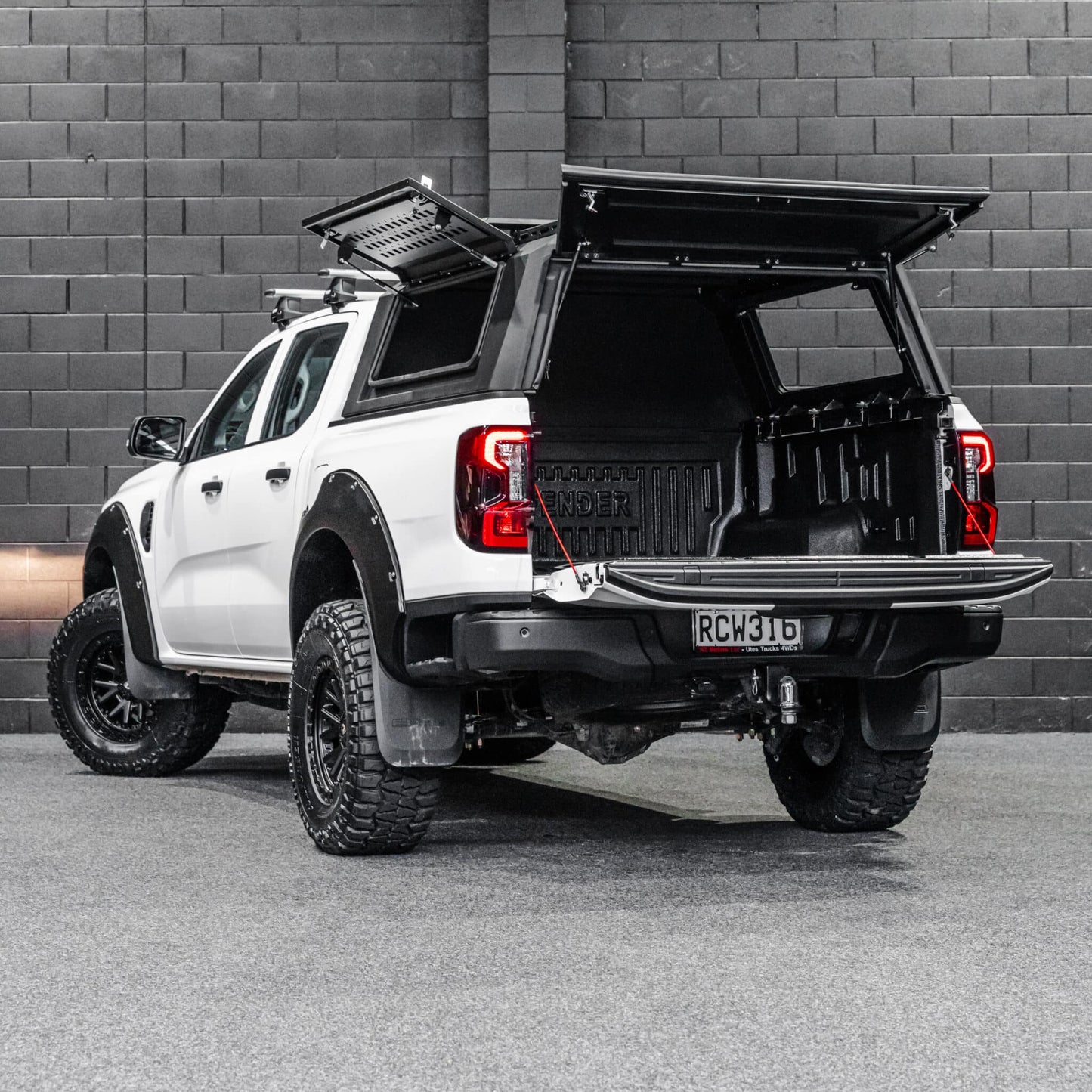 Shield Off-Road Aluminium Windowless Canopy — to suit Ford Ranger Next Gen [2022+]