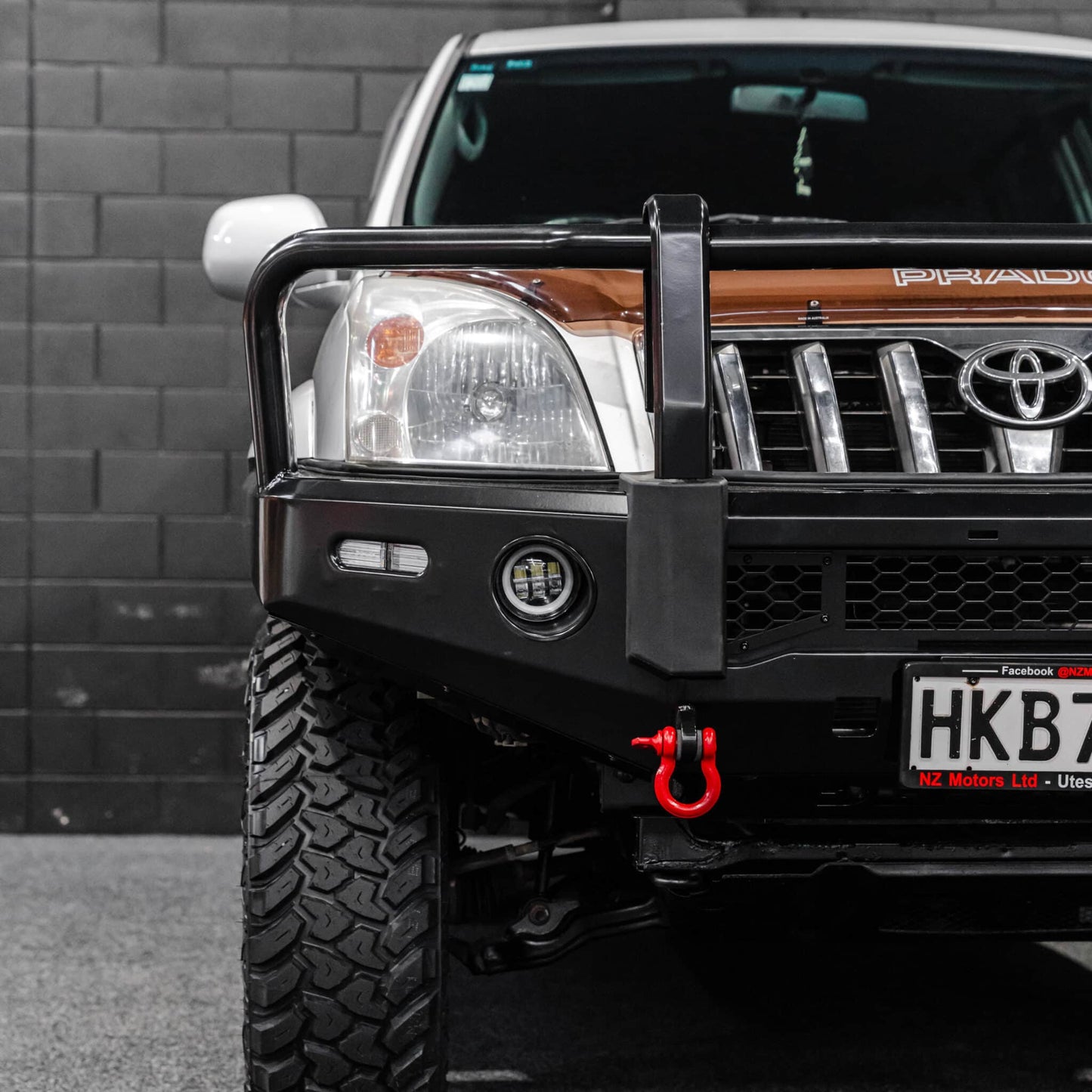 SHIELD Off-Road Triple Loop Bull-Bar — to suit Toyota Prado 2002 - 2009