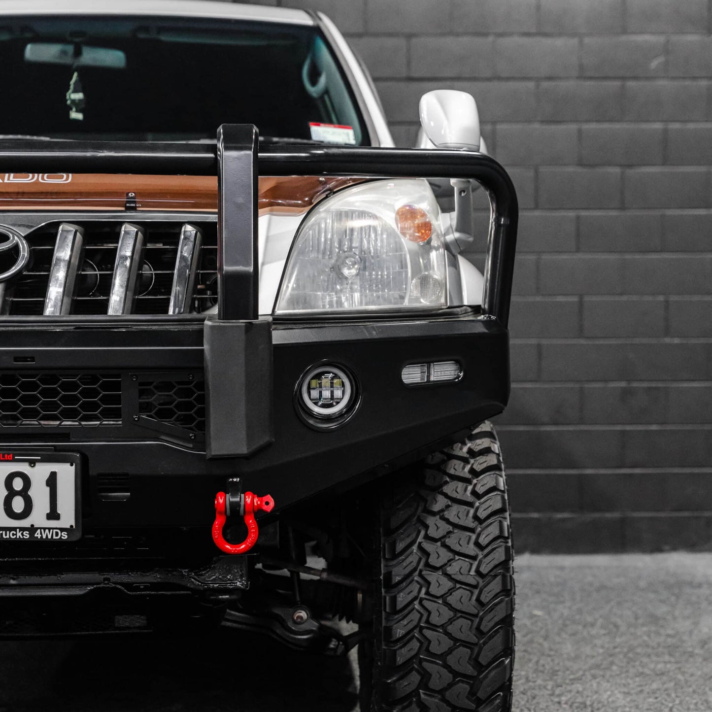 SHIELD Off-Road Triple Loop Bull-Bar — to suit Toyota Prado 2002 - 2009