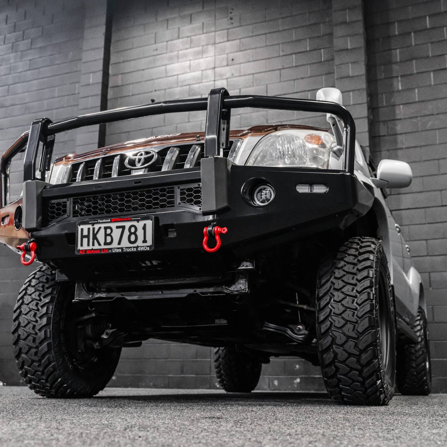 SHIELD Off-Road Triple Loop Bull-Bar — to suit Toyota Prado 2002 - 2009