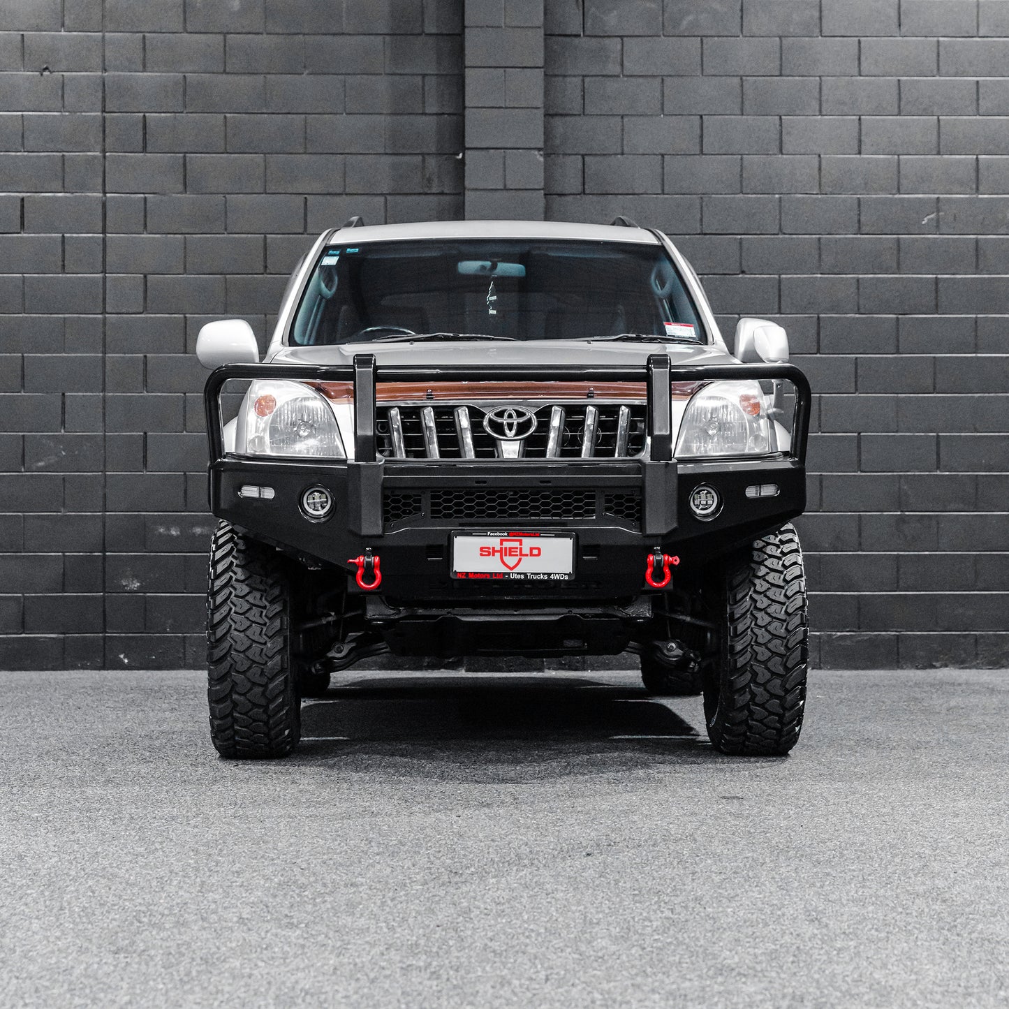 SHIELD Off-Road Triple Loop Bull-Bar — to suit Toyota Prado 2002 - 2009