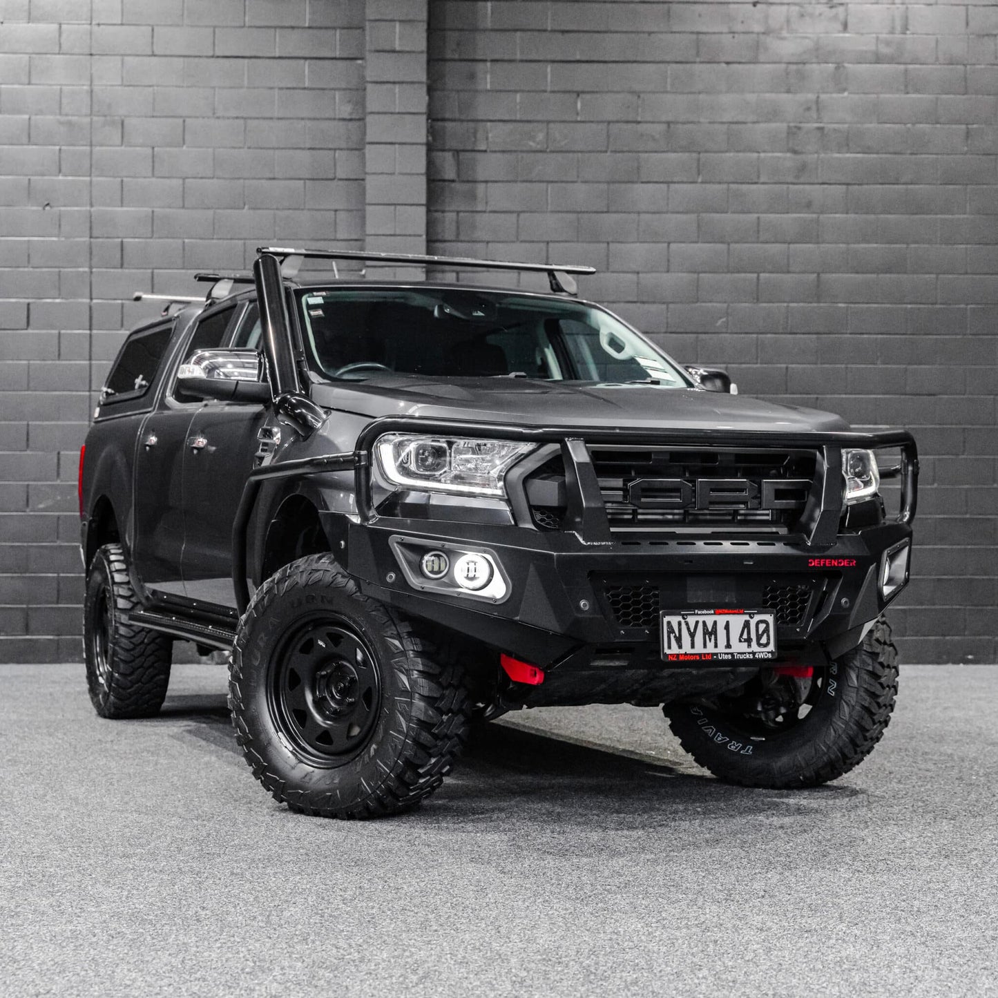 Shield Off-Road Brush Bar & Rock Slider Combo — TO SUIT FORD RANGER PX2-3 [2015-2022]
