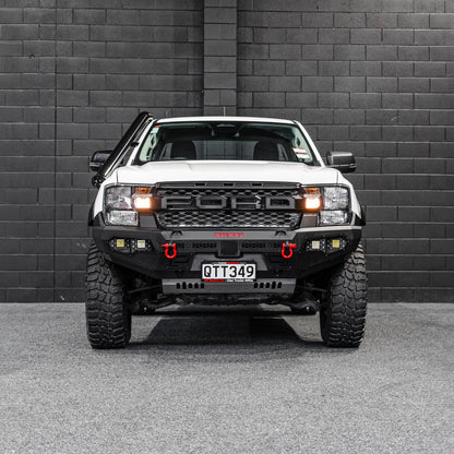 DEFENDER Off-Road Bull Bar + Winch & Spotlights Combo