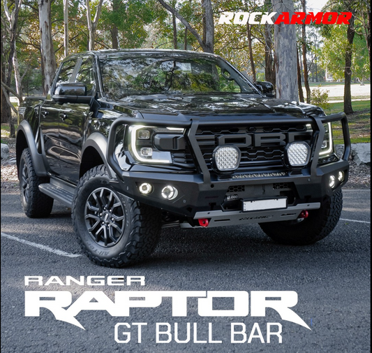 Rockarmor Steel Gt Hoop Bull Bar - Ranger Raptor Next Gen 2023-2024 (Full Bar Replacement)