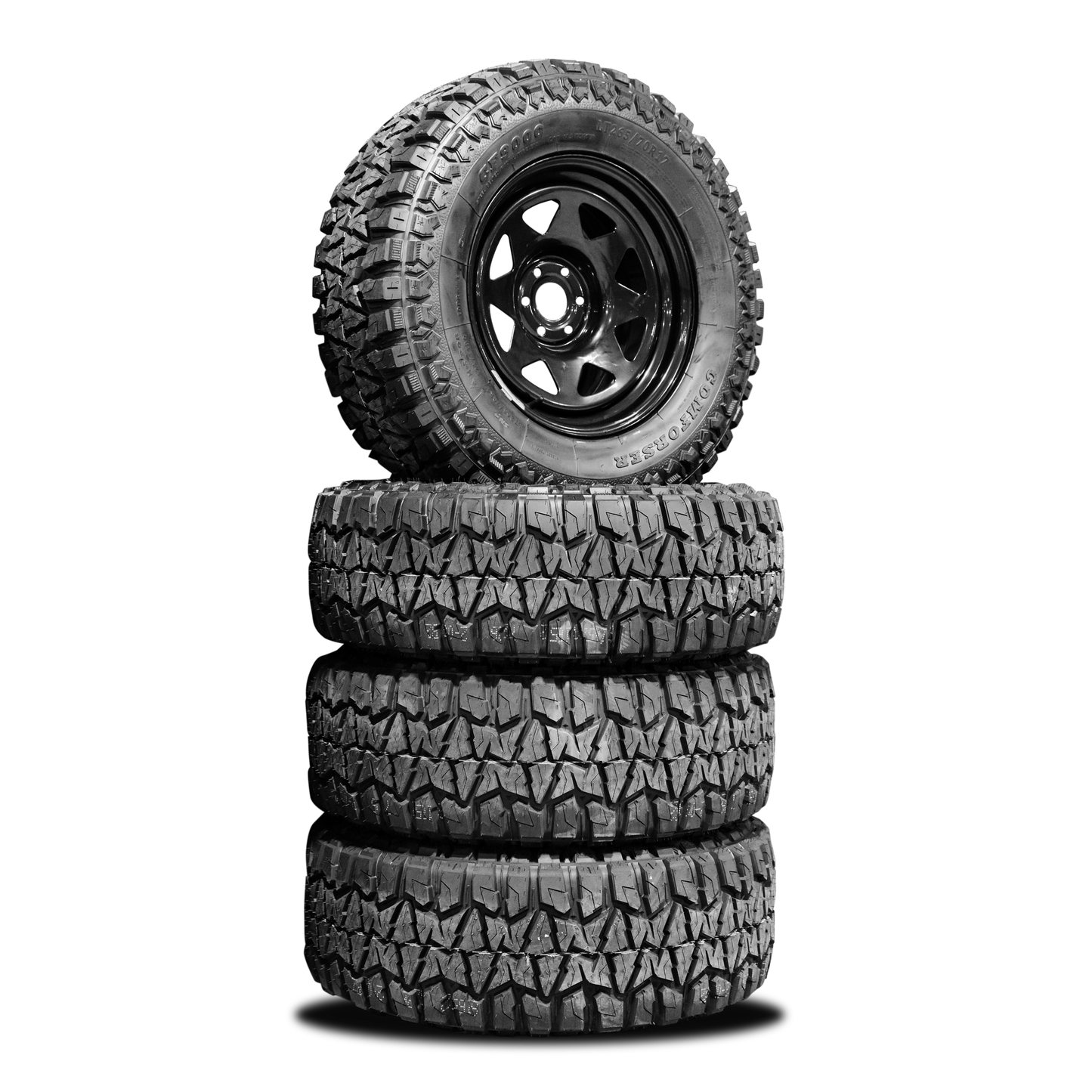 265/70/R17LT RT Tyres + Steelies — 17" RT Tyres + Steelies Combo