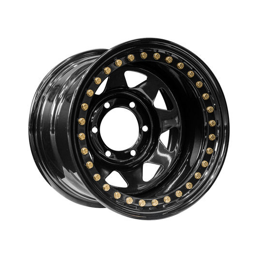 16x10 -44p Genuine Beadlock Triangle Spoke Steel Wheels