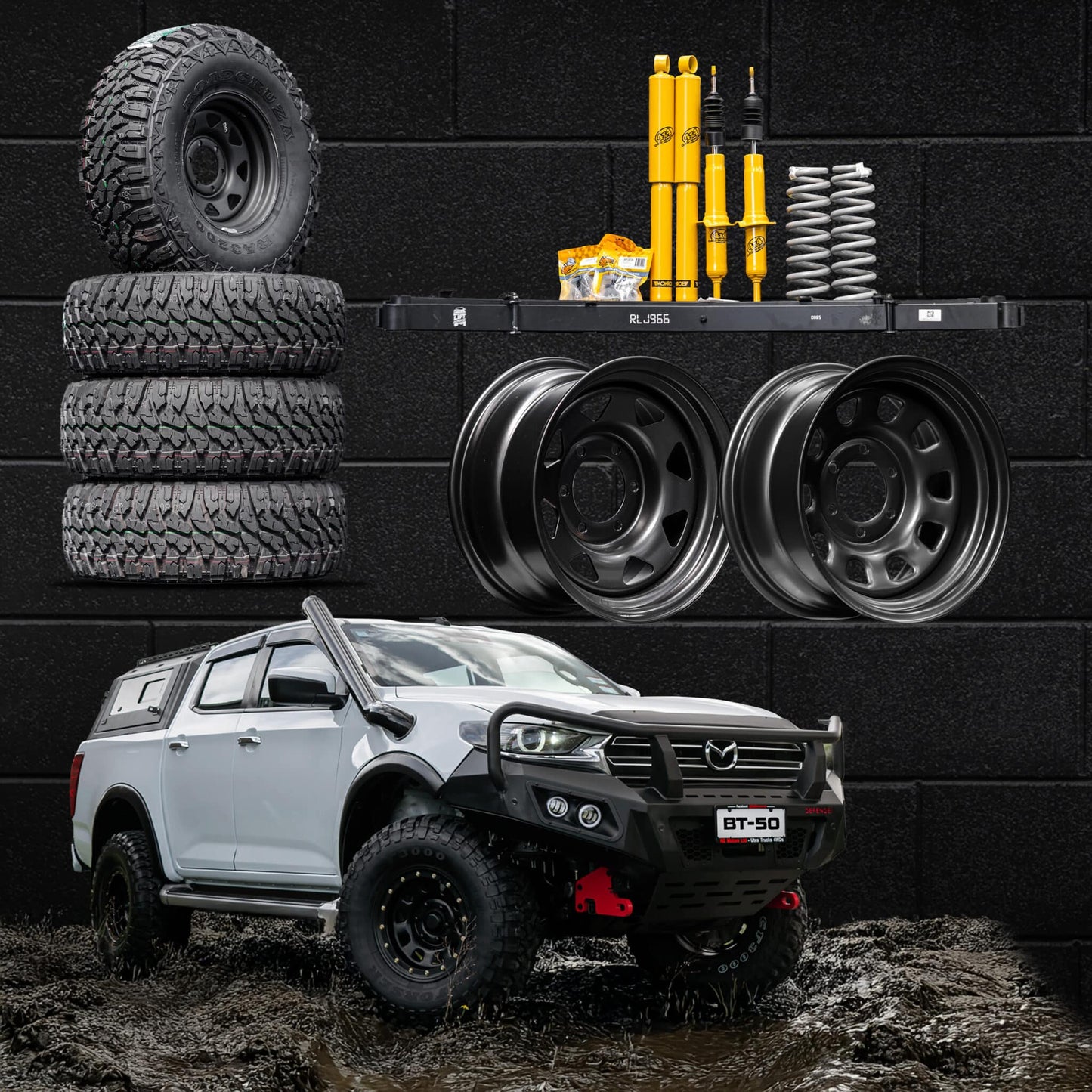 Lift, Wheel & Tyre Package — to suit Mazda BT-50 2021+