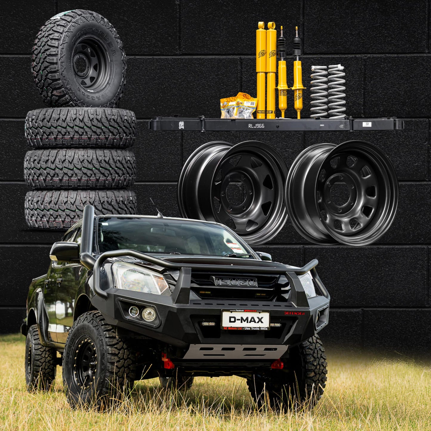 Lift, Wheel & Tyre Package — to suit Isuzu D-Max 2013-2020