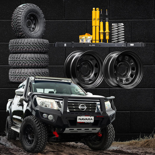 Lift, Wheel & Tyre Package — to suit Nissan Navara 2015-2021