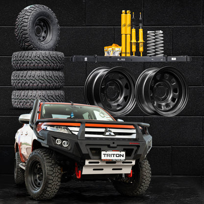Lift, Wheel & Tyre Package — to suit Mitsubishi Triton 2019-2023