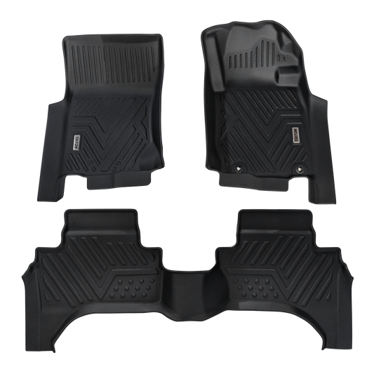 Heavy-Duty Floor Mats to suit Mitsubishi Triton 2015-2023 — Full set - Front + Rear