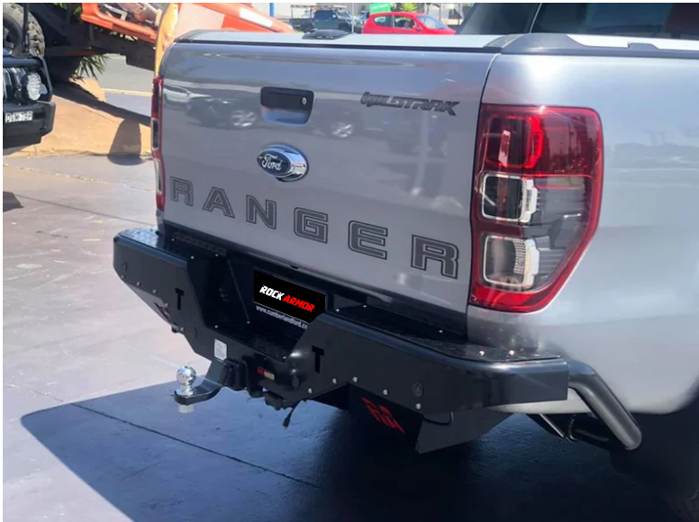 Rockamor Elite Steel Rear Step / Towbar To Suit Ford Ranger Wildtrack  2012-2020