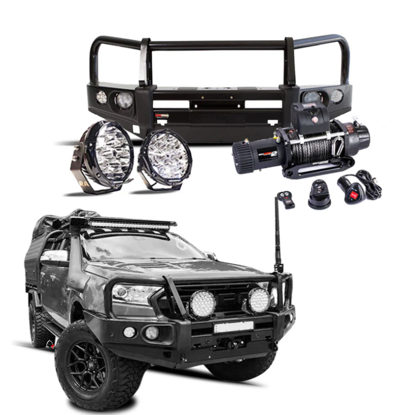 Rockarmor Elite Bullbar Frontal Combo To Suit Ford Ranger 2005- 2020 Px1 & 2