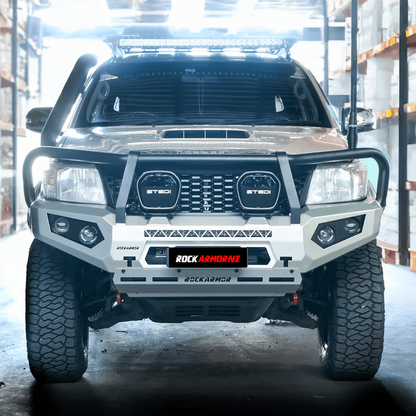 Rockarmor Gt Hoop Steel Bullbar - Toyota Hilux N70 12-15