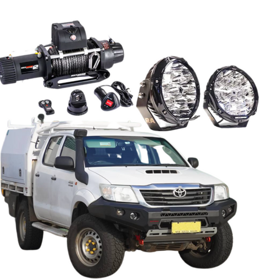 Rockarmor Gt Hoopless Bullbar Frontal Combo - Toyota Hilux N70 2005-2011
