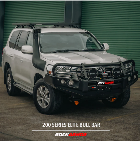 Rockarmor Elite Steel Bullbar To Suit Toyota Landcruiser 200 Gx Gxl Sep 2015-2021 (Full Bar Replacement)