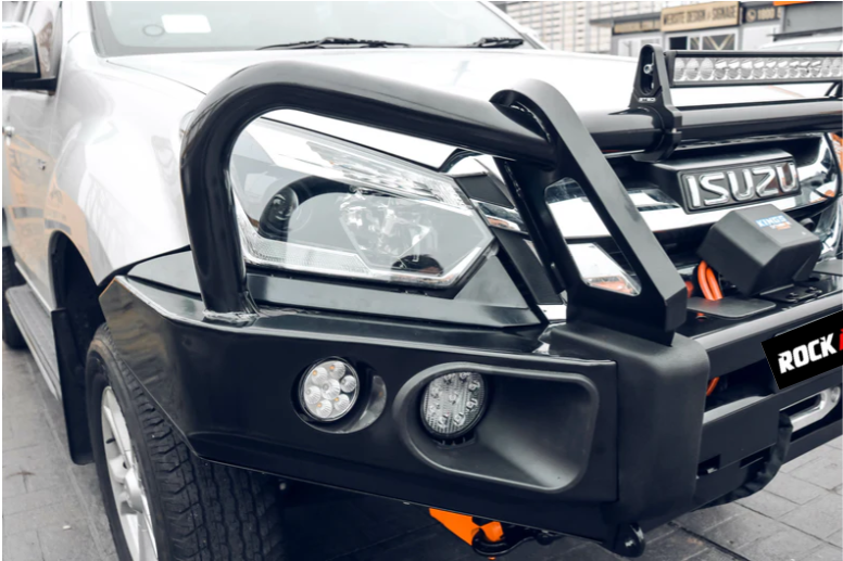Rockarmor Elite Steel Bullbar To Suit Isuzu Dmax 2012-2020 (Bar Replacement Eyebrows)