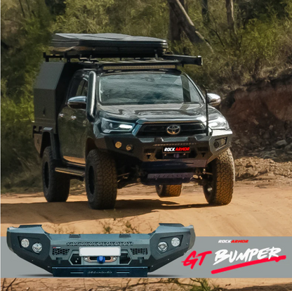 Rockarmor Gt Steel Hoopless Bullbar - Toyota Hilux 2020+ Bar Replacement