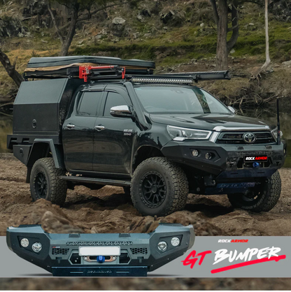Rockarmor Gt Steel Hoopless Bullbar - Toyota Hilux 2020+ Bar Replacement