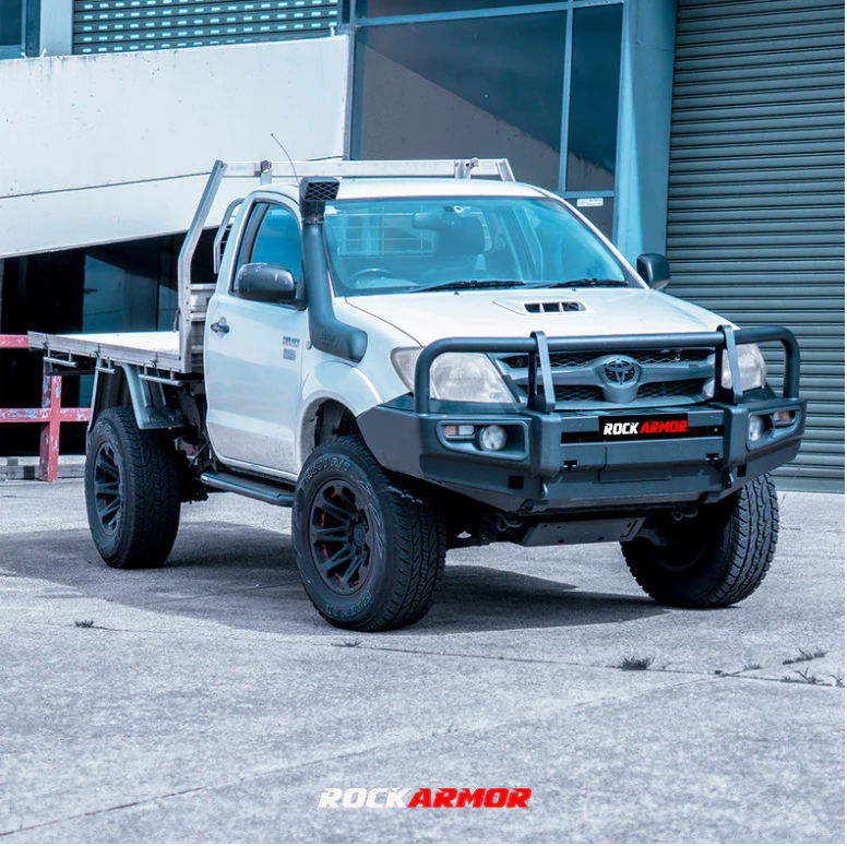 Rockarmor Premium Steel Bullbar To Suit Toyota Hilux N70 2005 - 2011 (Bumper Cut)