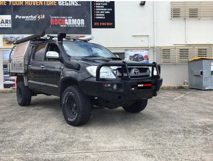 Rockarmor Premium Steel Bullbar To Suit Toyota Hilux N70 2005 - 2011 (Bumper Cut)