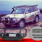 Rockarmor Premium Steel Bullbar To Suit Toyota Landcruiser Fj100 Ifs 1998-2007 (Full Bar Replacement) And Lexus
