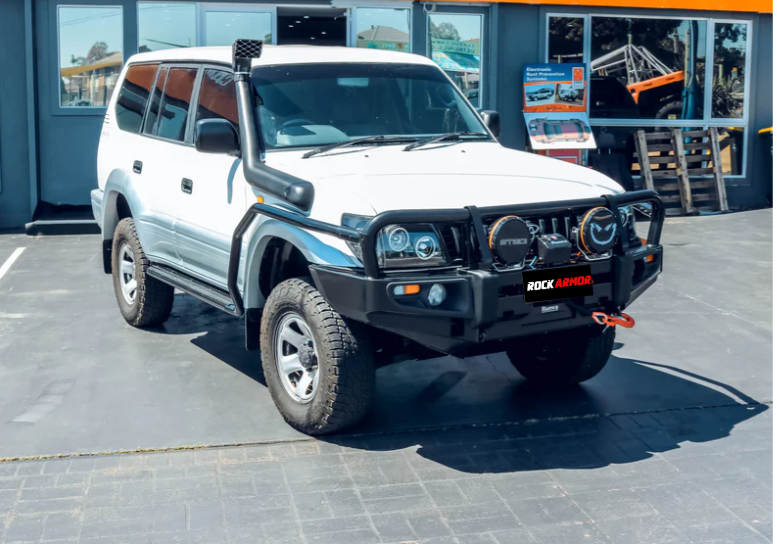 Rockarmor Premium Steel Bullbar To Suit Toyota Prado  1996-2002 Bar Replace