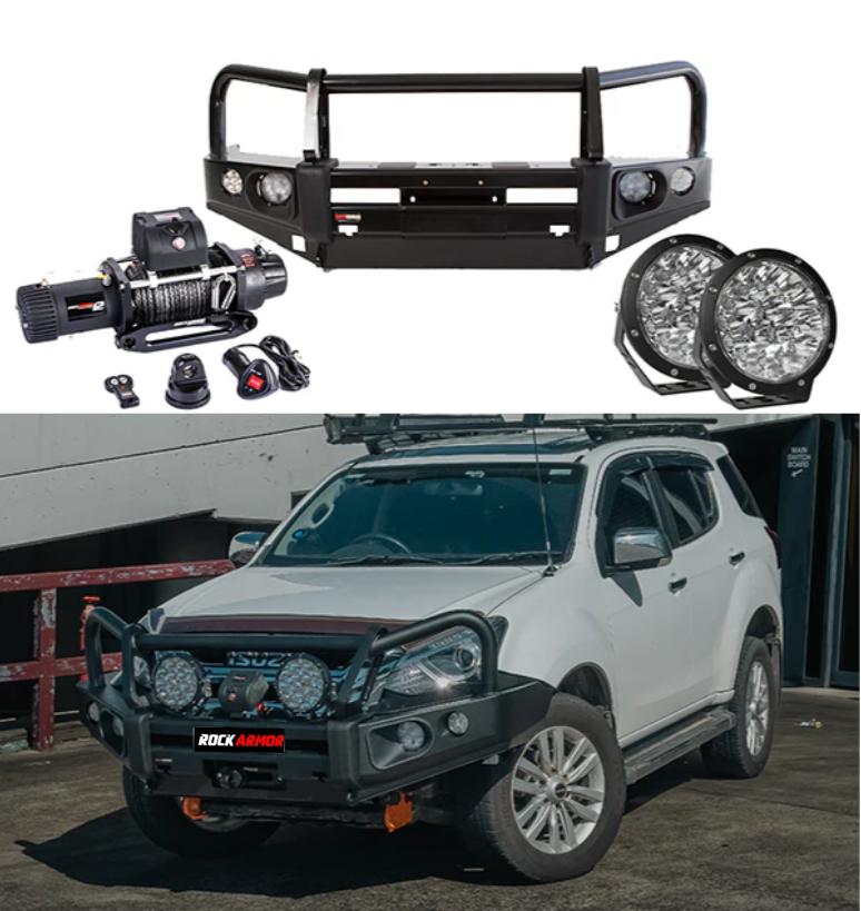 Rockarmor Elite Bullbar Frontal Combo To Suit Isuzu Dmax 2012-2020 (No Bumper Cut)