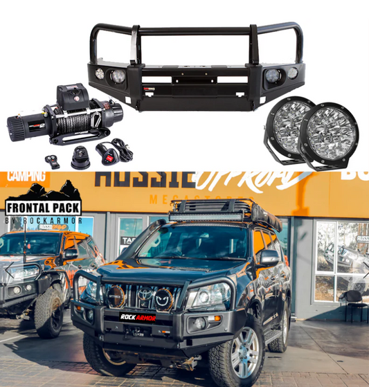 Rockarmor Elite Bullbar Frontal Combo To Suit Toyota Prado 150 2009-2013