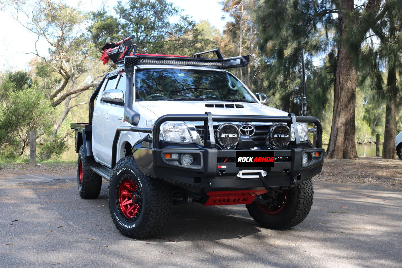 Rockarmor Premium Steel Bullbar To Suit Toyota Hilux 2011-15 Bar Replacement (Eyebrows)