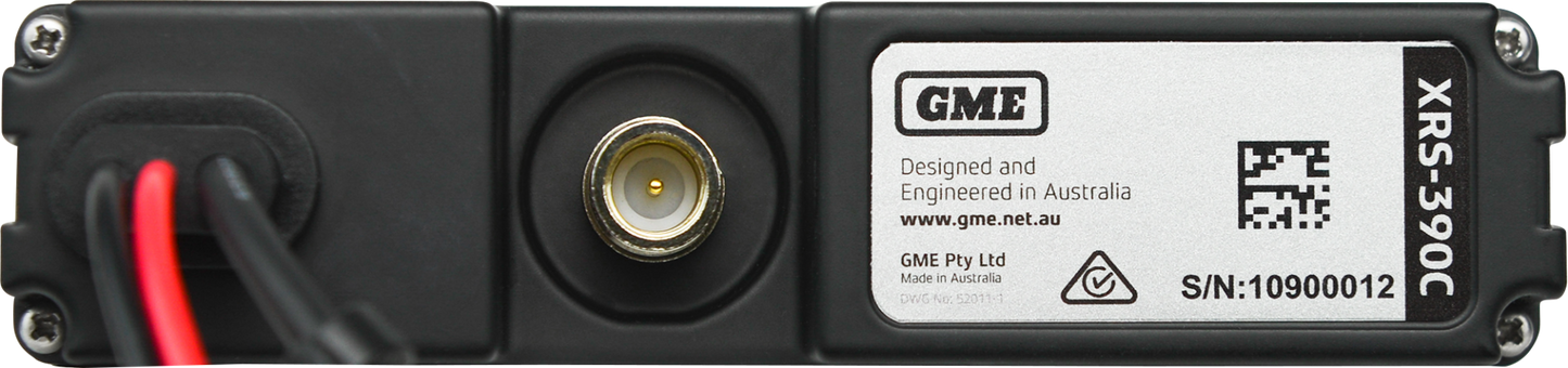 GME - XRS-390C - XRS CONNECT IP67 UHF CB RADIO WITH BLUETOOTH & GPS