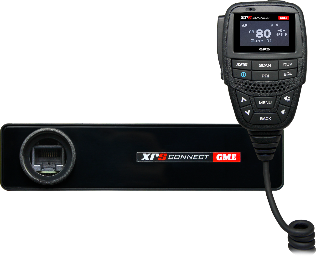 GME - XRS-390C - XRS CONNECT IP67 UHF CB RADIO WITH BLUETOOTH & GPS