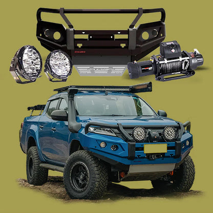Rockarmor Gt Steel Hoop Bullbar Combo Pack - Mitsubishi Mr Triton