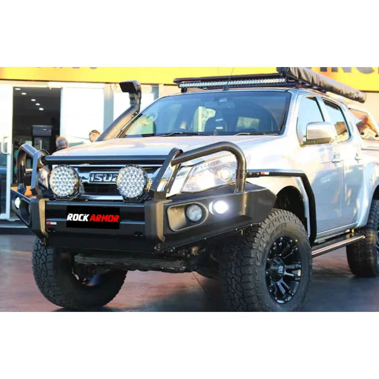 Rockarmor Steel Rockslider Side Steps To Suit Holden Colorado 2012 - Early 2020 Models - Side Steps