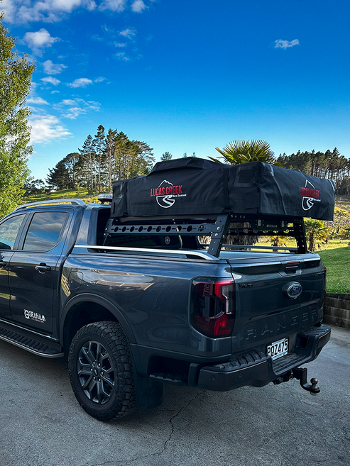 Ute T Rack Adventurack Half Height Ute Tub Rack | Heavy-Duty Roof Tent Rack NZ ...