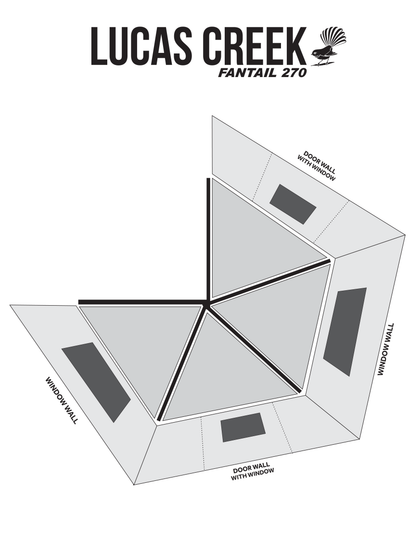 Fantail 270 Gen 3 Awning Wall Kits